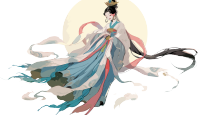 嫦娥仙子握玉兔高清图形素材