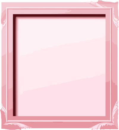 透明背景粉色相框PNG图形素材
