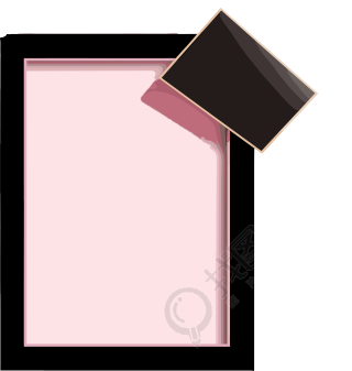 创意设计元素粉红方框PNG素材