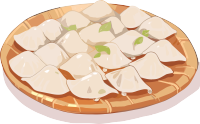 热气腾腾的饺子商用素材