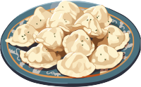 透明背景商业使用饺子PNG元素