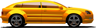 黄色宝车高清PNG图形素材