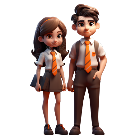 高级感校园服装素材PNG