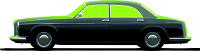 高清透明背景绿色汽车PNG图形素材