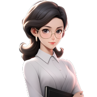 女性老师3D模型商业插画