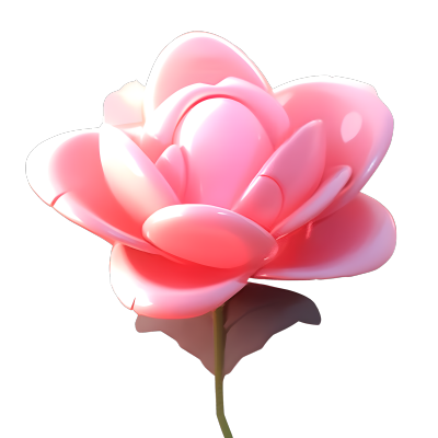 3D玫瑰图形素材