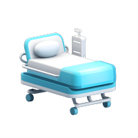医学住院部病床图标设计素材