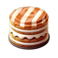 粘土材料3D卡通甜点插画
