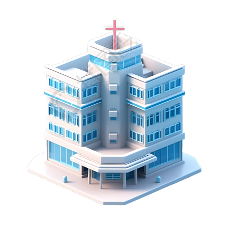 医疗图标设计医院插画