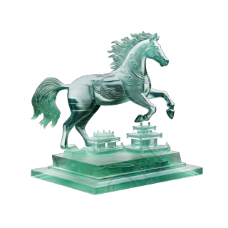 复杂雕刻的马高清图形素材