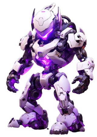 紫光炫彩机器人PNG图形素材