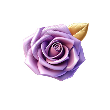 哑光质感紫色花朵商用素材