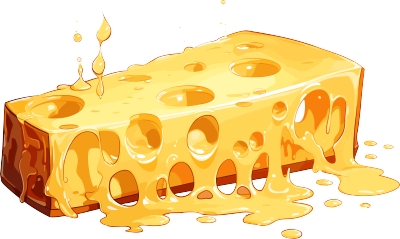 光影细节绚丽的奶酪图案素材