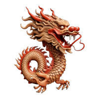 3D中国龙卡通形象素材