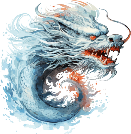 中国风3D龙华丽视觉效果素材