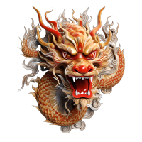 拥有神秘力量的3D中国龙素材