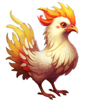 金色母鸡插画设计