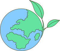 节约用水保护我们的地球手绘商用插图
