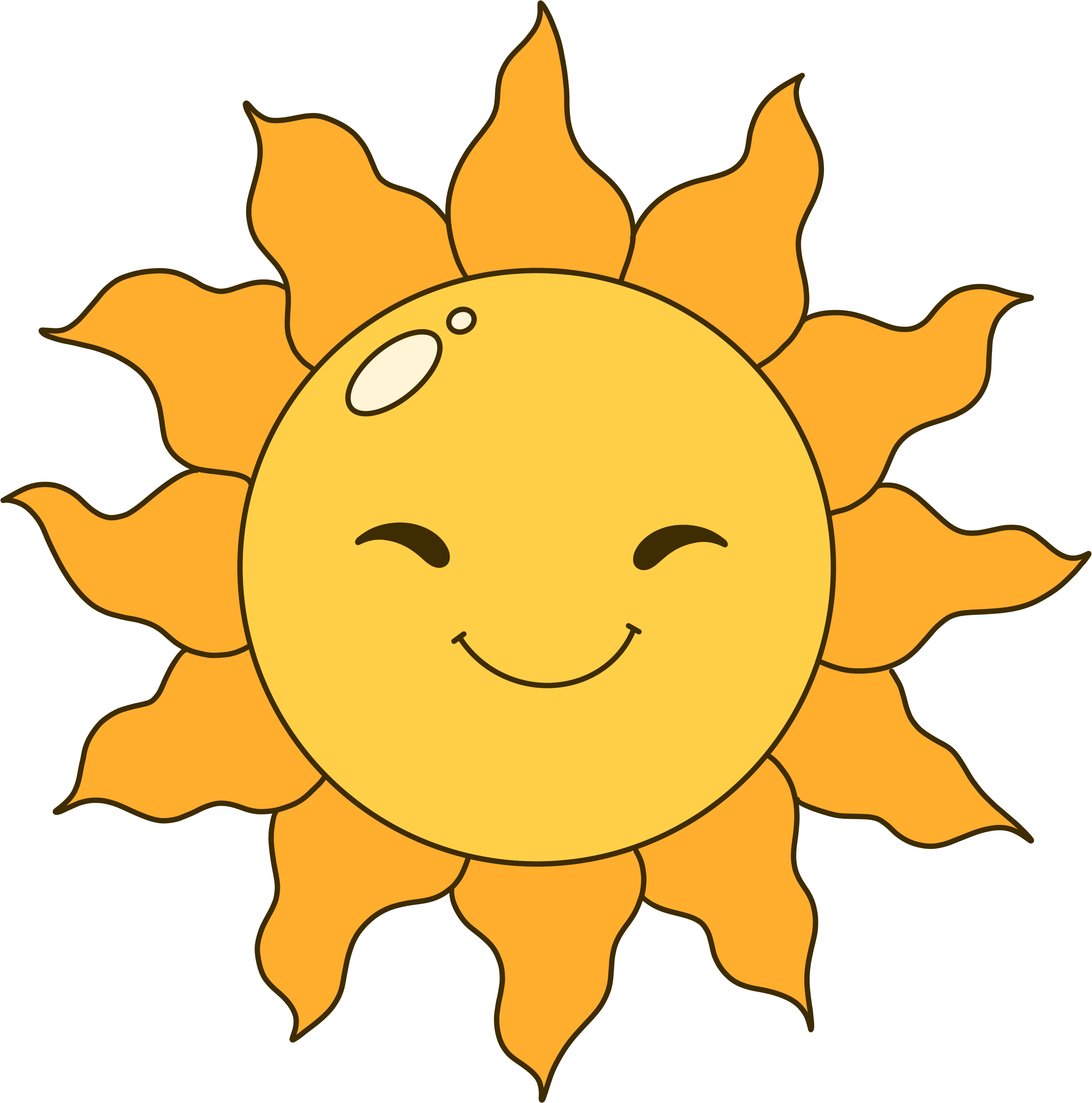 微信头像 卡通太阳图片
