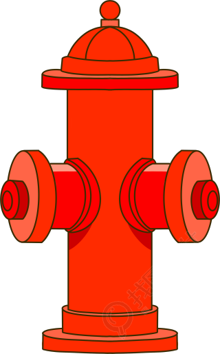 红色消防栓透明背景商用素材