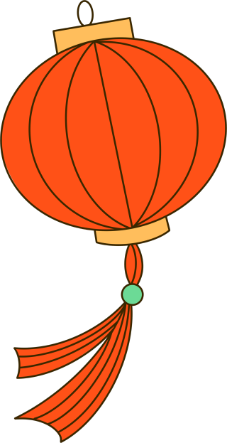 中国传统红灯笼商业可用插图