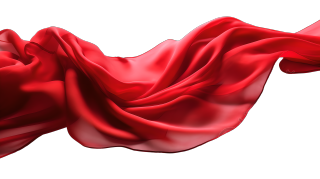 商业设计红色丝绸创意素材