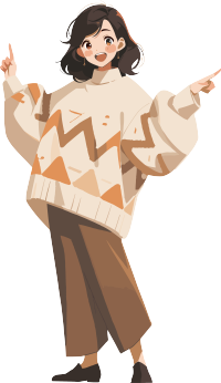 时尚穿搭透明背景插画素材