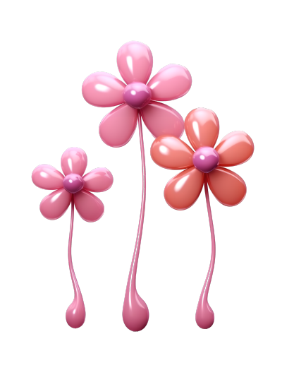 气球花创意设计图形素材
