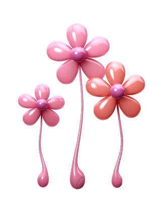 气球花创意设计图形素材