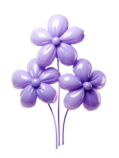 明亮紫色气球花可商用元素