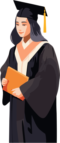 毕业的大学生插画设计元素