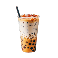 创意设计珍珠奶茶素材