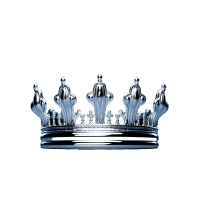 皇冠金属铬镀精美产品模型素材