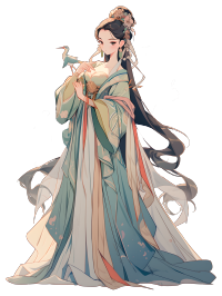 汉服女神创意设计素材