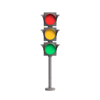 可商用红绿交通信号灯插图