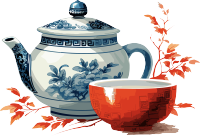高品质茶壶茶杯PNG元素