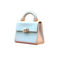 手提包3D透明玻璃材质插图