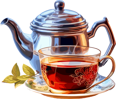 茶壶茶杯可商用插图
