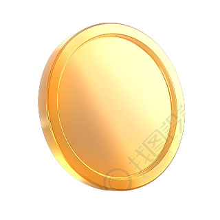 圆形金币创意设计图标素材
