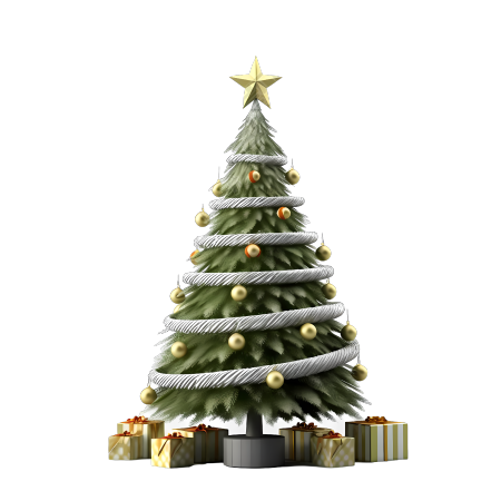 圣诞树高清透明PNG素材