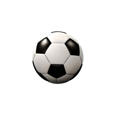 足球简单创意设计透明插图