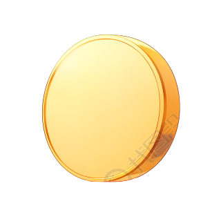 圆形金币PNG图形素材