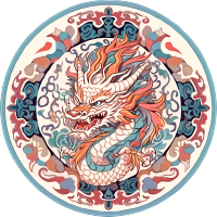 中国龙头图案设计素材