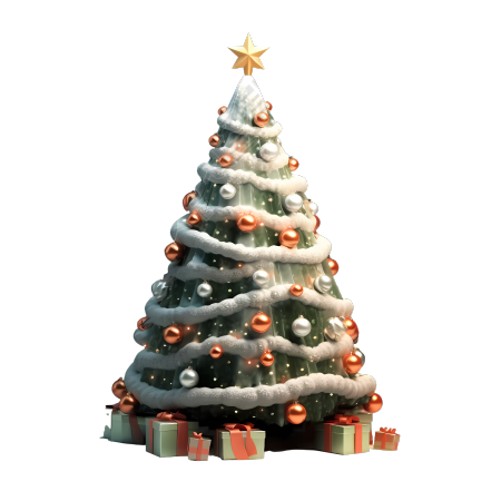 圣诞树高清透明背景元素