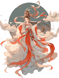 敦煌女神美丽惊艳的插图素材