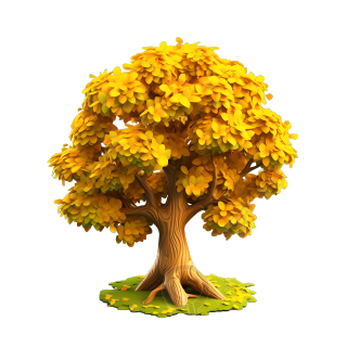 3D大树超级详细渲染的植物模型素材