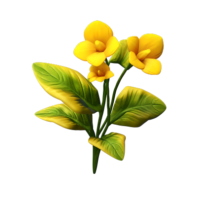 3D花卉简约风格模型插图