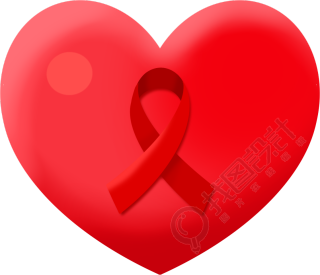 爱心丝带艾滋公益素材图片