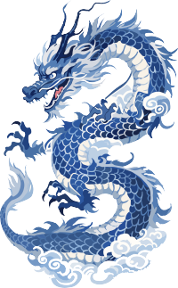 中国龙透明背景图形素材