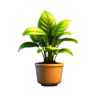 3D植物模型透明背景素材
